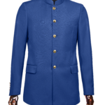 Safari Jacket with Band Collar