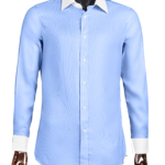 White Collar & White Cuff- Men's Shirt