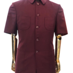 Half Sleeve Safari jacket With Zhongshan Collar