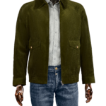 Green Casual Men's Jacket