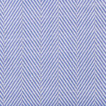 Herringbone Blue (100% Cotton)