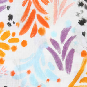 Jacquard Orange (100% Cotton)