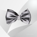 Grey Colour Bow Tie For Men