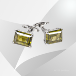 Rectangle Golden- Cufflinks